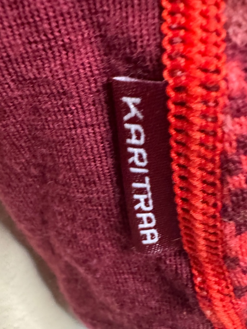 Kari Traa Rose Base Layer Set - 100% Merino Wool - Rouge Red. XS - Picture 3 of 15